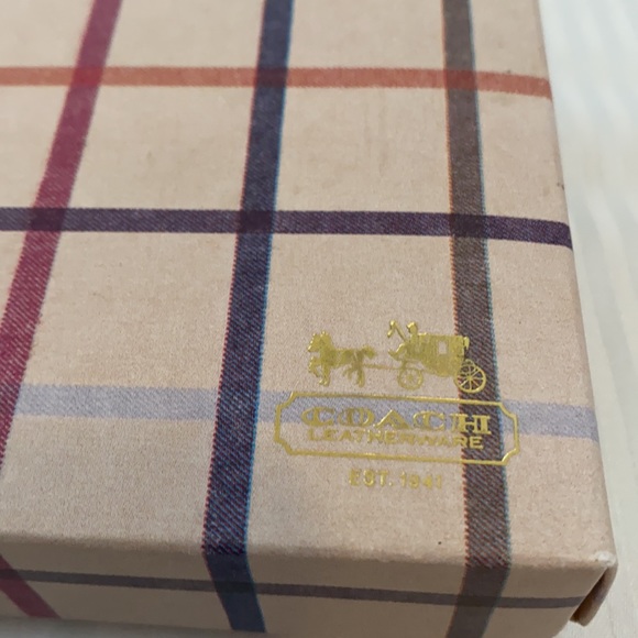 Black and Grey/silver Coach Signature Silk Scarf - Picture 7 of 7